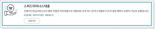 MG새마을금고 신용대출상품, 이자